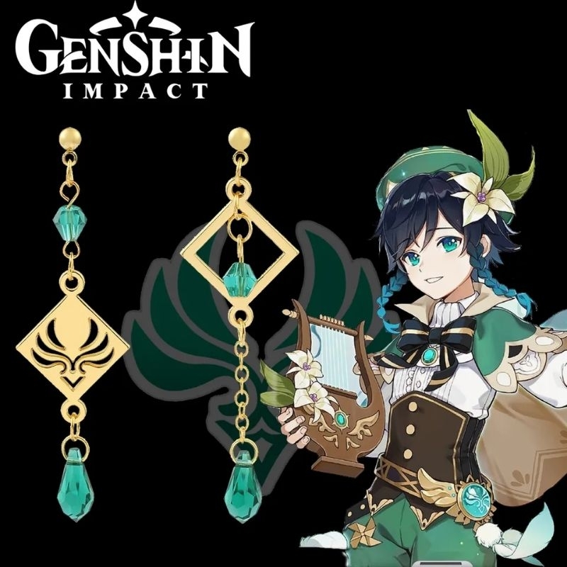 Anting Cosplay Venti Genshin Impact