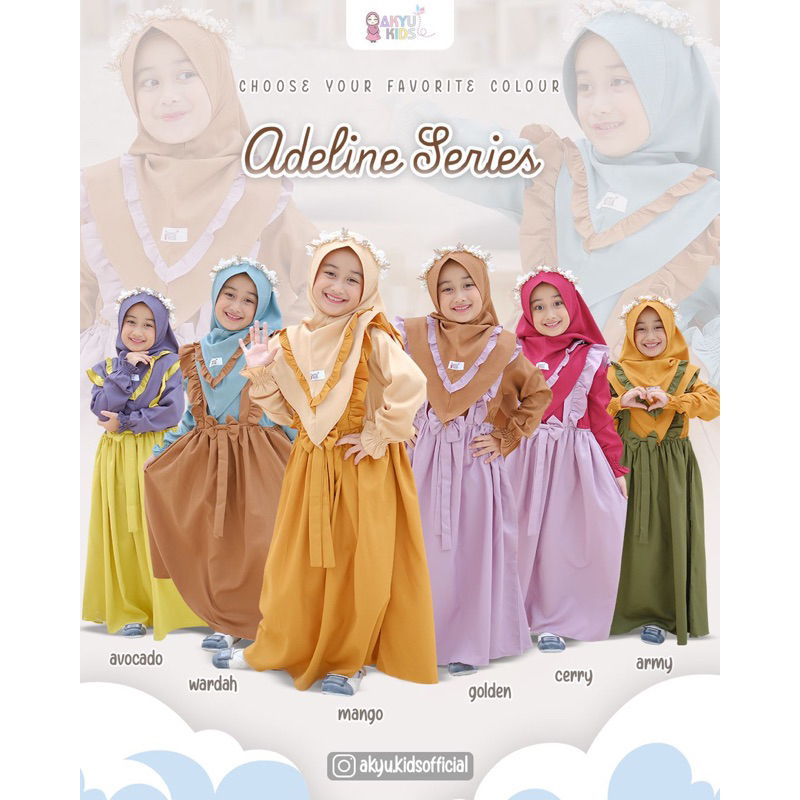 gamis anak adeline series by akyu kids