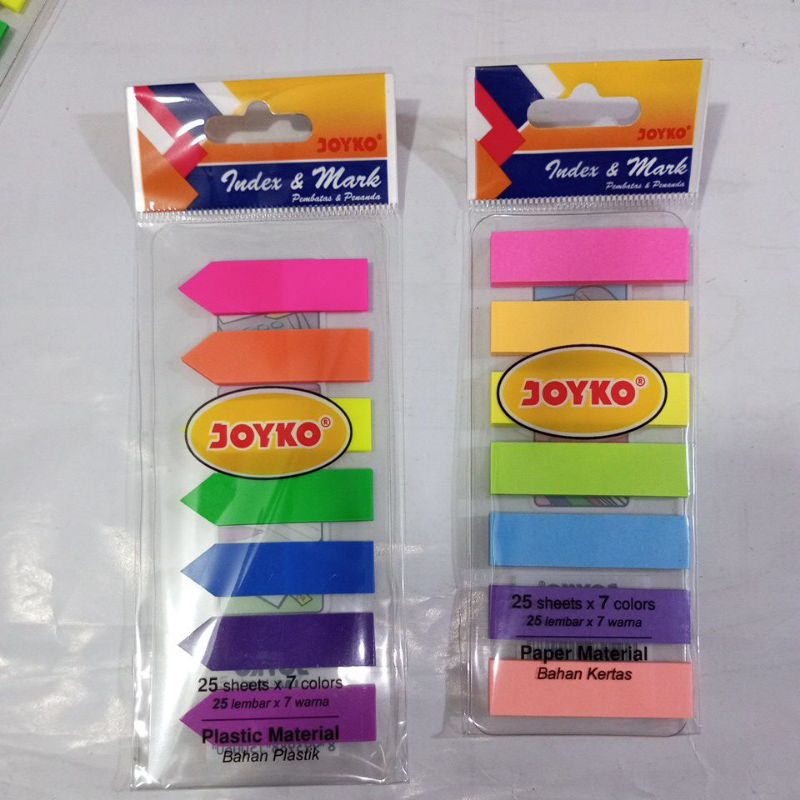 

Joyko Index post it memo & Mark Pembatas & Penanda Buku
