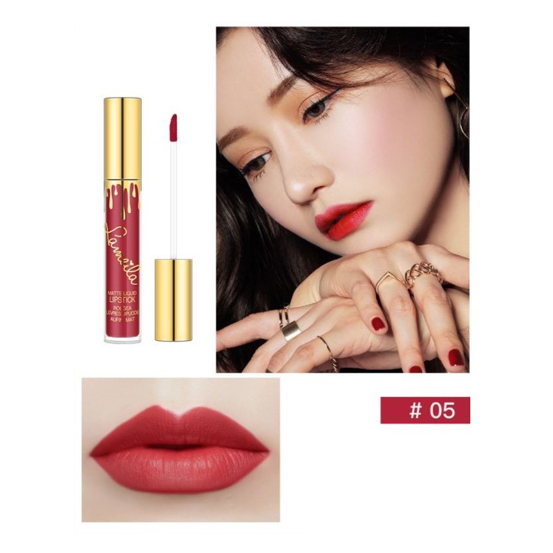 LAMEILA 763 LIQUID LIPSTICK SILKY GLASS LIP GLAZE WATERPROOF &amp; LONG LASTING