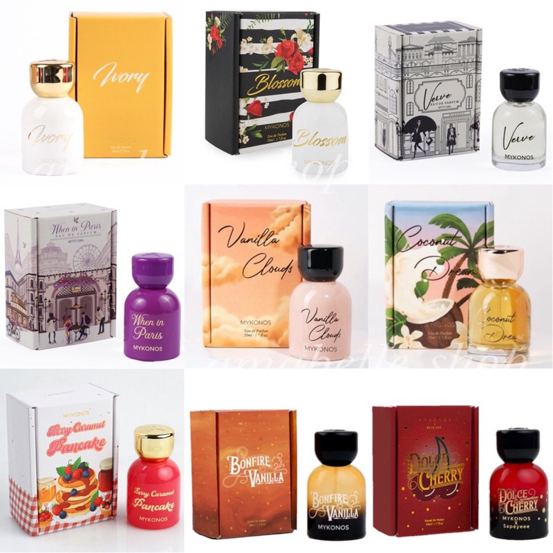 [Tester Decant 1&2ml] MYKONOS Avra Kehdabra JYNX Bloody Mary Bonfire Vanilla Ivory Blossom Verve Whe