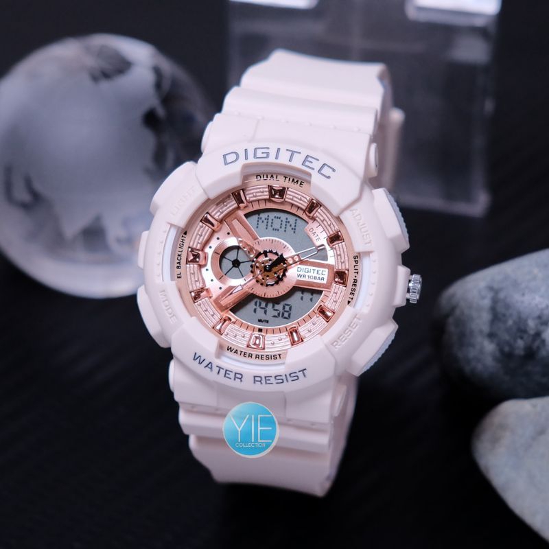 DIGITEC BDA-4020T JAM TANGAN WANITA MODEL SPORT FASHION ORIGINAL