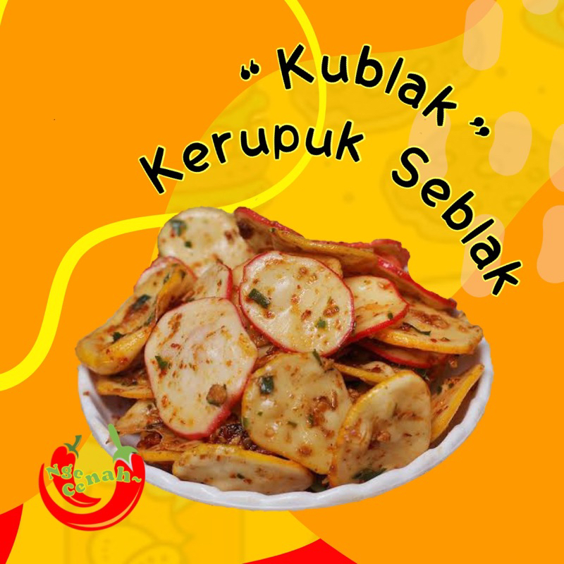 

Kublak Kerupuk Seblak Pedas Daun Jeruk Bumbu Khas @ngeunah.ceunah