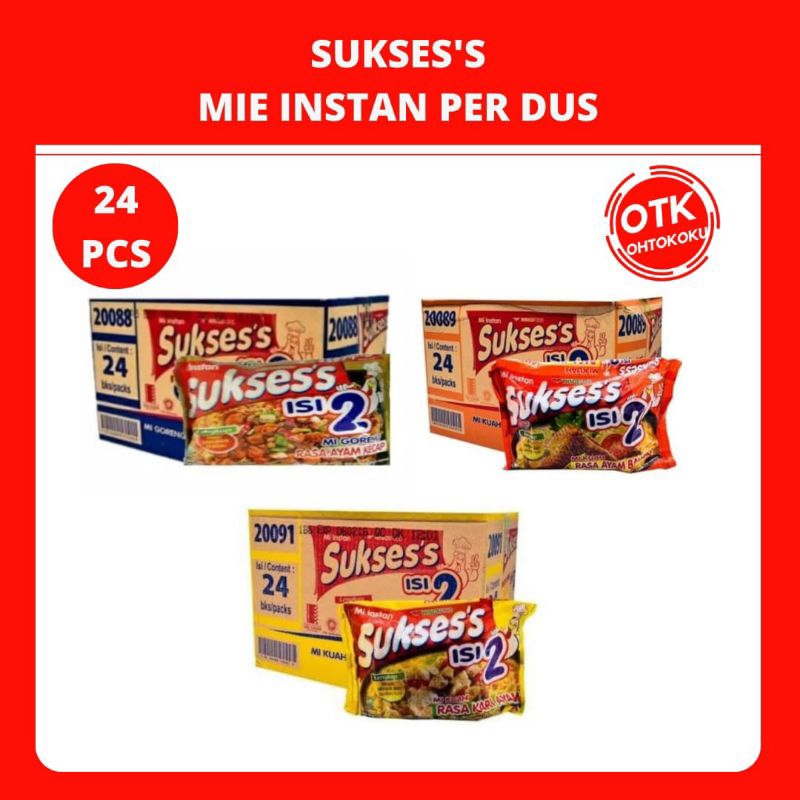 

SUKSES MIE INSTAN GORENG PER DUS ISI 24PCS
