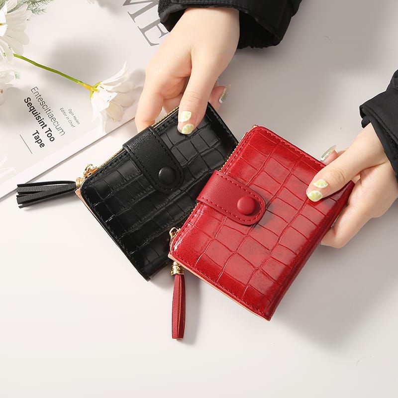 2053 Dompet Lipat Wanita Croco  Import