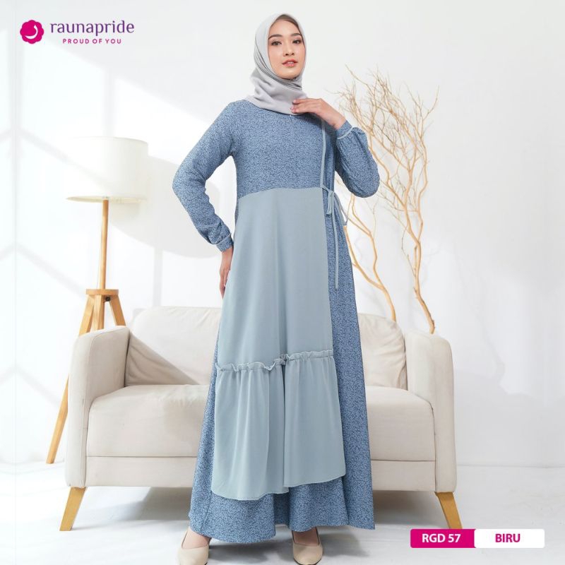 Rauna Gamis Terbaru RGD 57 - Couple Pasangan RKK 57 - Fashion Muslim