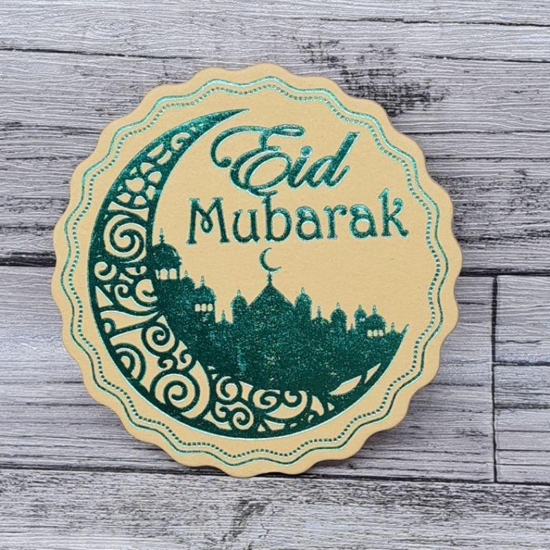 plat gambar hari raya Idul Fitri / Lebaran / natal / imlek KHUSUS BELI BOX