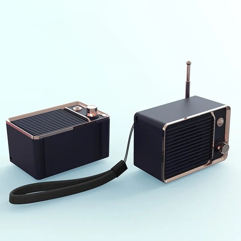 Speaker Mini Radio Portable Bluetooth Generasi 5 Kamar Tambahan Speaker HP Super Bass