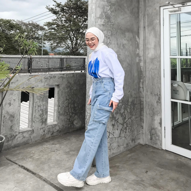 [LUXE.DLABEL] - E7 Jeans | Celana panjang Highwaist wanita Jeans import premium Jeans wanita polos ripped jeans High waist jeans wanita bkk Skinny Jeans High waist Baggy jeans Wideleg Jeans Kulot jeans Boyfriend jeans Wanita Kargo Jeans