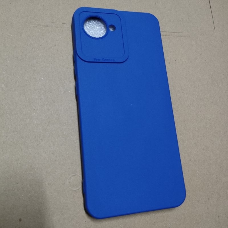 Softcase Realme C30S Silikon Casing Case Macaron Pelindung Pro Camera Finger Print Di Samping