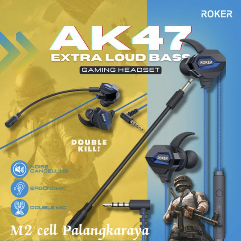 headset gaming Roker ak47 rk-g500