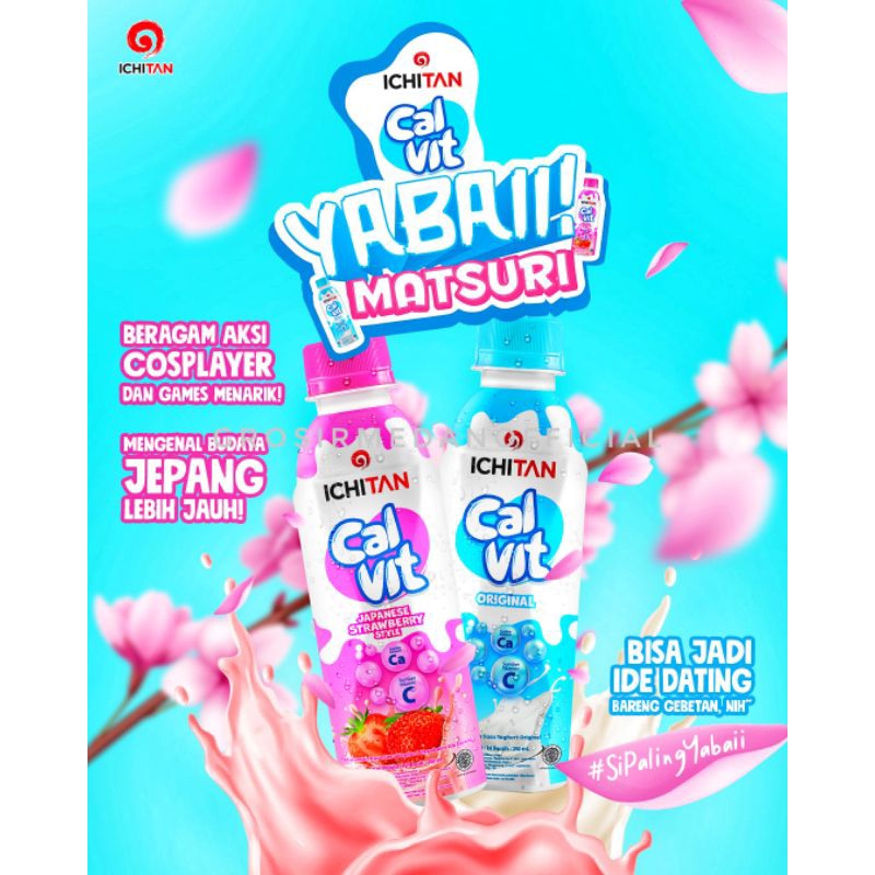 CALVIT ICHITAN - MINUMAN YOGHURT VITAMIN C DARI SUSU MURNI