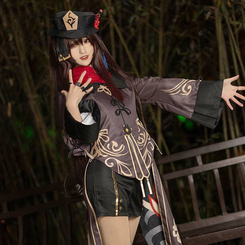 Costume Hutao Genshin Impact Cosplay fullset - Brand city Of dreams