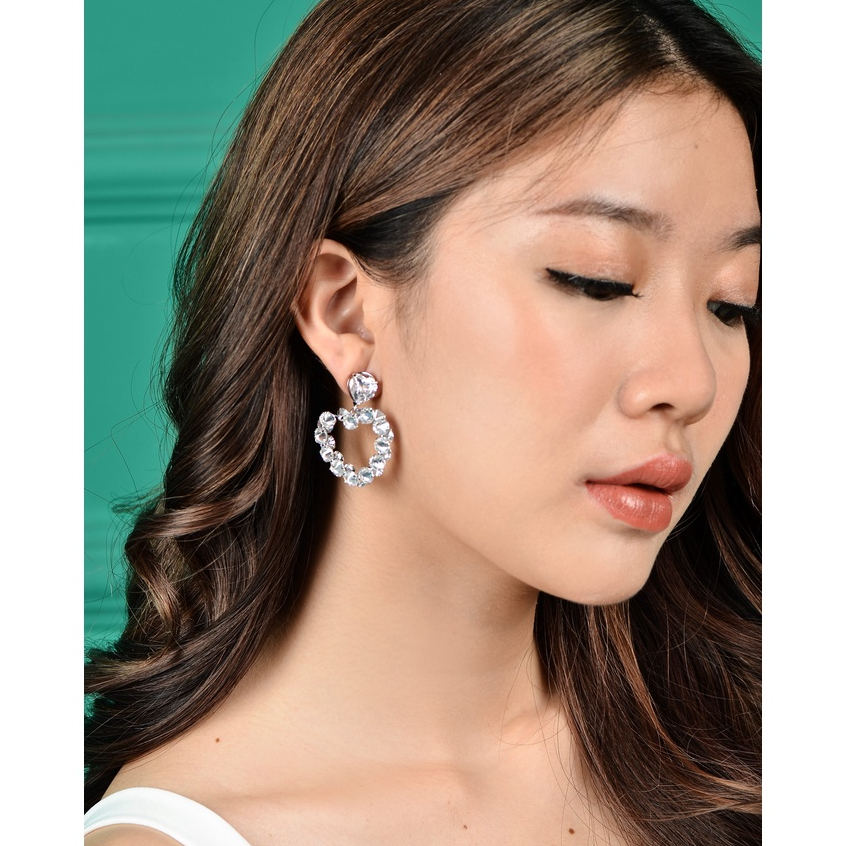 Panlandwoo - Anting Tusuk Rhodium Wanita Scottie