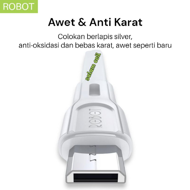 Kabel Data Micro USB Robot RDM100S Original Garansi Resmi