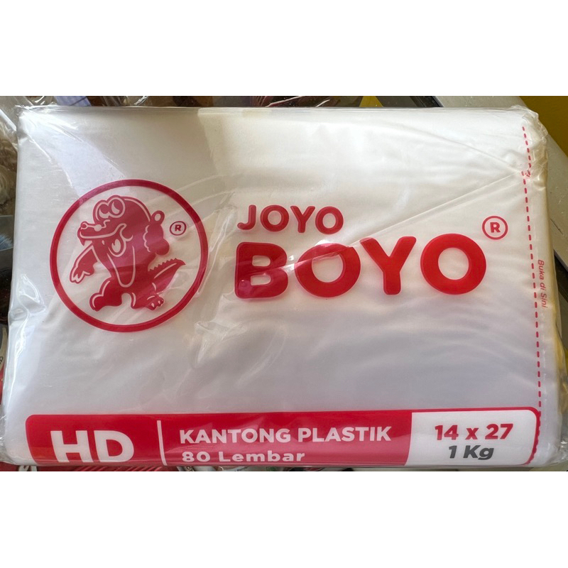 Kantong Plastik Joyo Boyo 1 kg 14 x 27