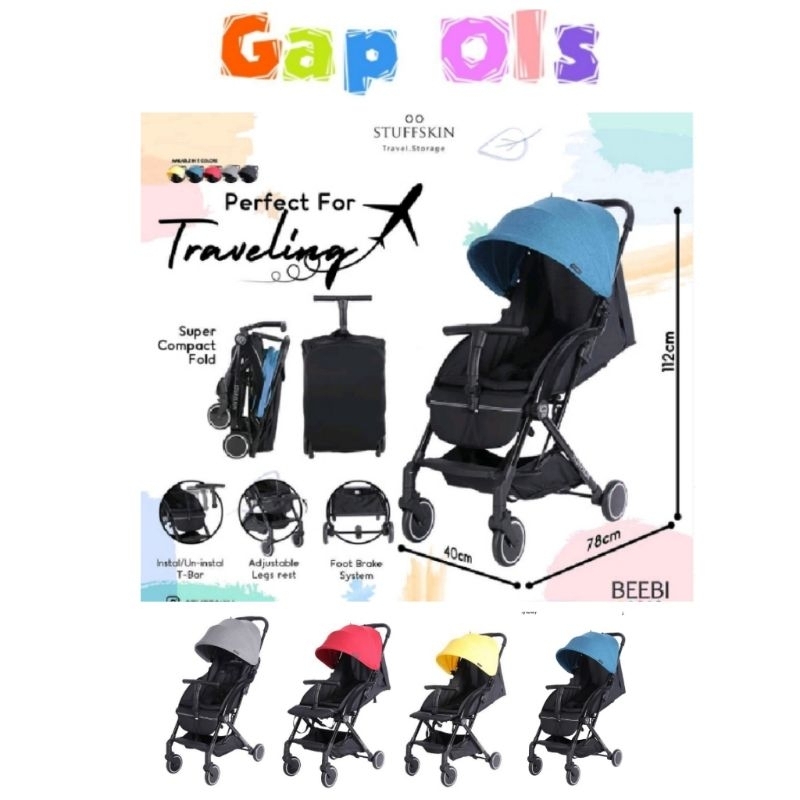 Stroller Kabin Stuffskin Beebi Stroller Cabin Size Stroller Lipat Kecil stroller traveling