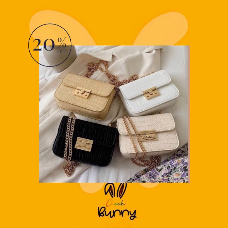 TAS LOOK LIKE IMPORT TAS WANITA MURAH TAS HITAM TAS PESTA CEWE