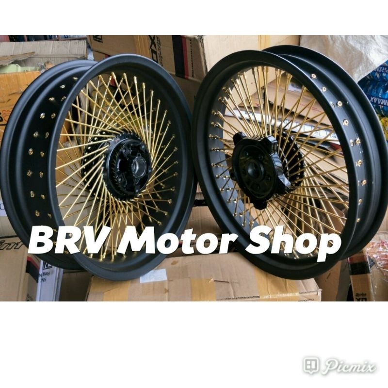 Velg Jari Seribu R15 V3. Vixion R Ukuran 250-300-17 Tapak Lebar