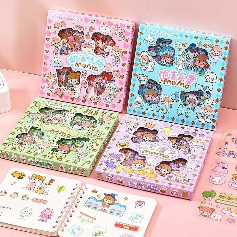 

Stiker MOMO Viral waterproof isi 100 lembar