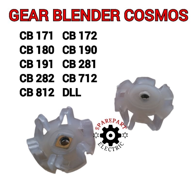 GEAR GIGI KOPEL PUTIH BLENDER COSMOS CB 180 190 171 172 281 282 712