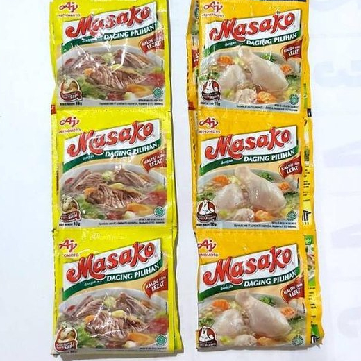 

MASAKO BUMBU KALDU PENYEDAP RASA AYAM/SAPI ISI 12PCS