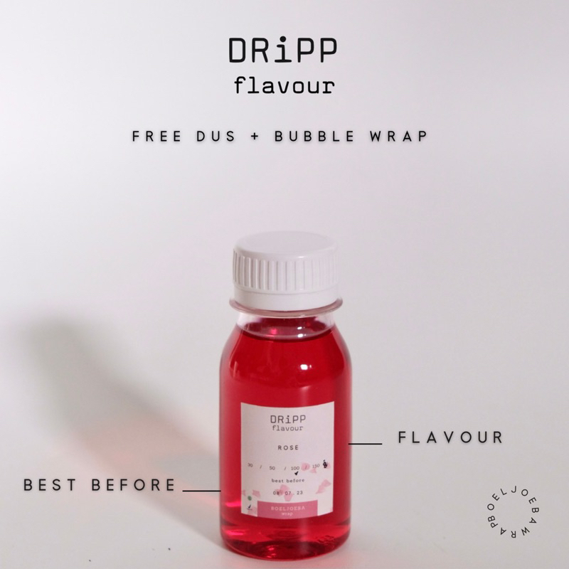 Dripp Rose Syrup Repack [30, 50, 100] g