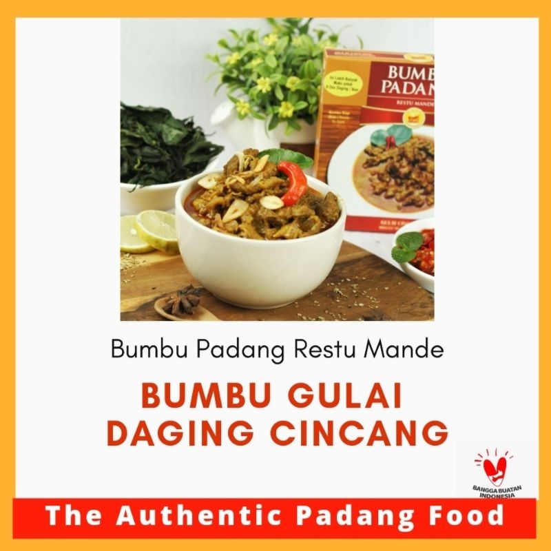 

Restu Mande Bumbu Gulai Cincang (untuk 1kg) 150 gram