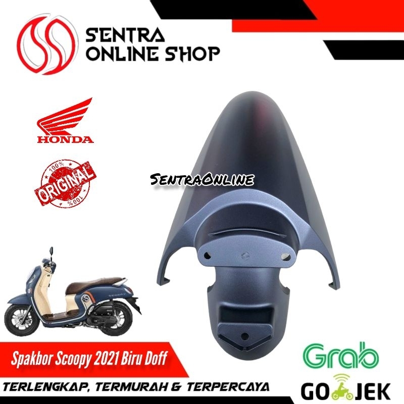 Fender fr spakbor depan scoopy all new 2021 biru doff dop original