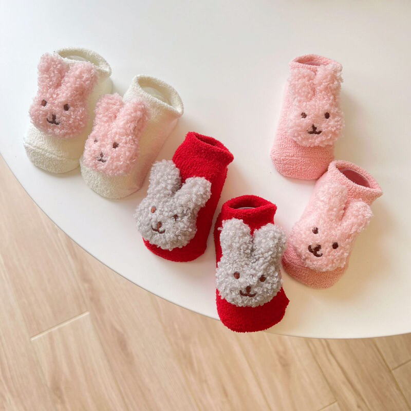 kaos kaki bear socks 3D / kaos kaki bayi beruang dan kelinci