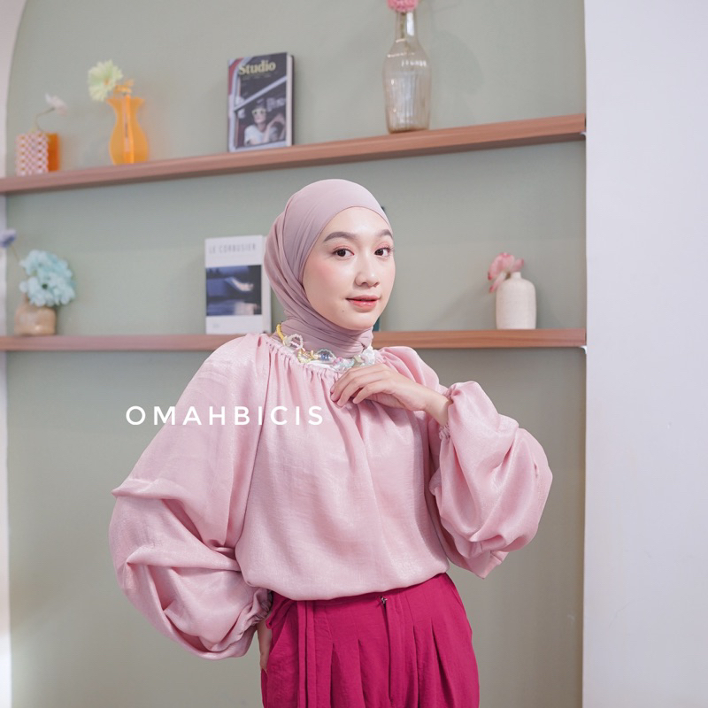 Rea blouse - Blouse lengan ruffle- blouse ruffle- blouse korea