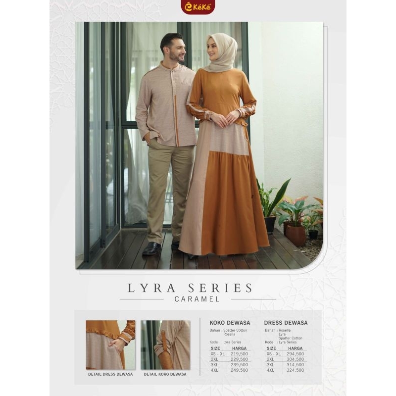 Sarimbit Lyra Series Caramel by Keke/ Sarimbit 2023