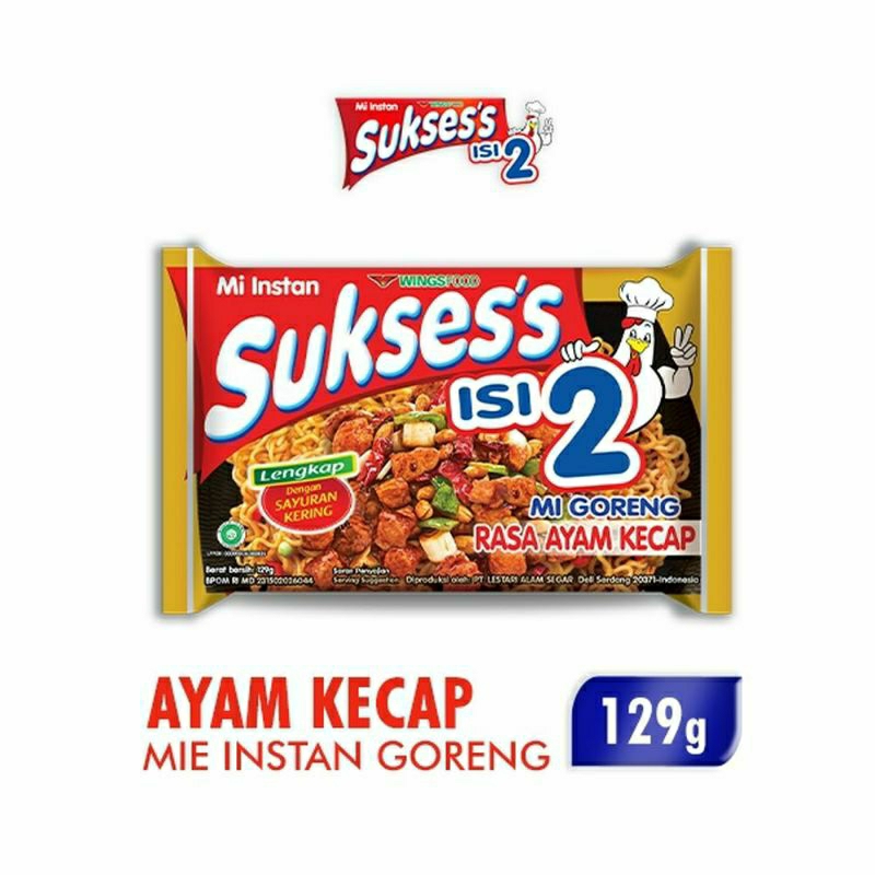 

Mie sukses isi 2 rasa ayam kecap