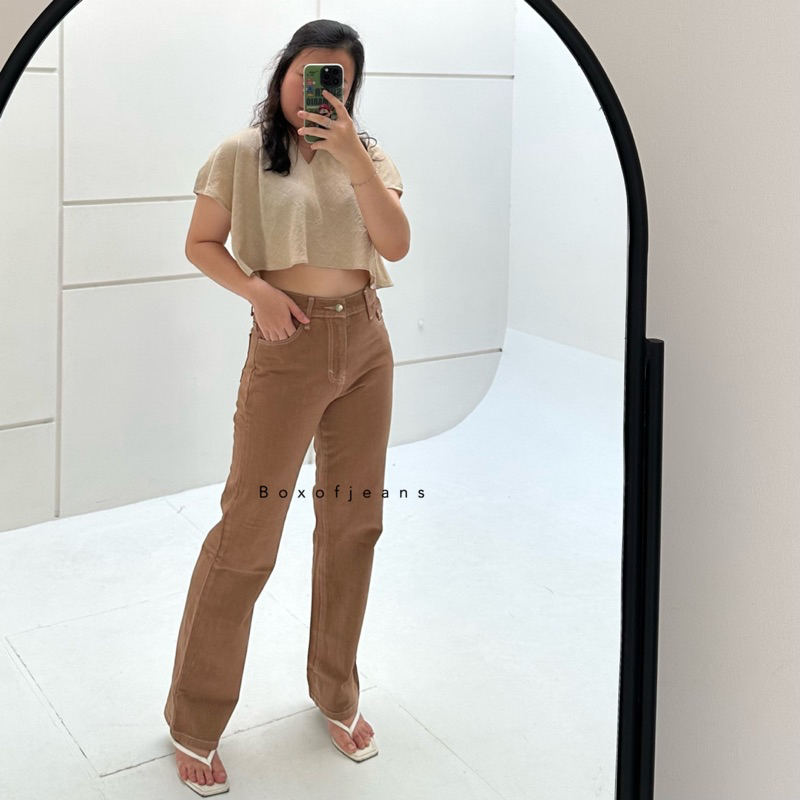 Boxofjeans - Hotty Cullote Jeans - MOCCA