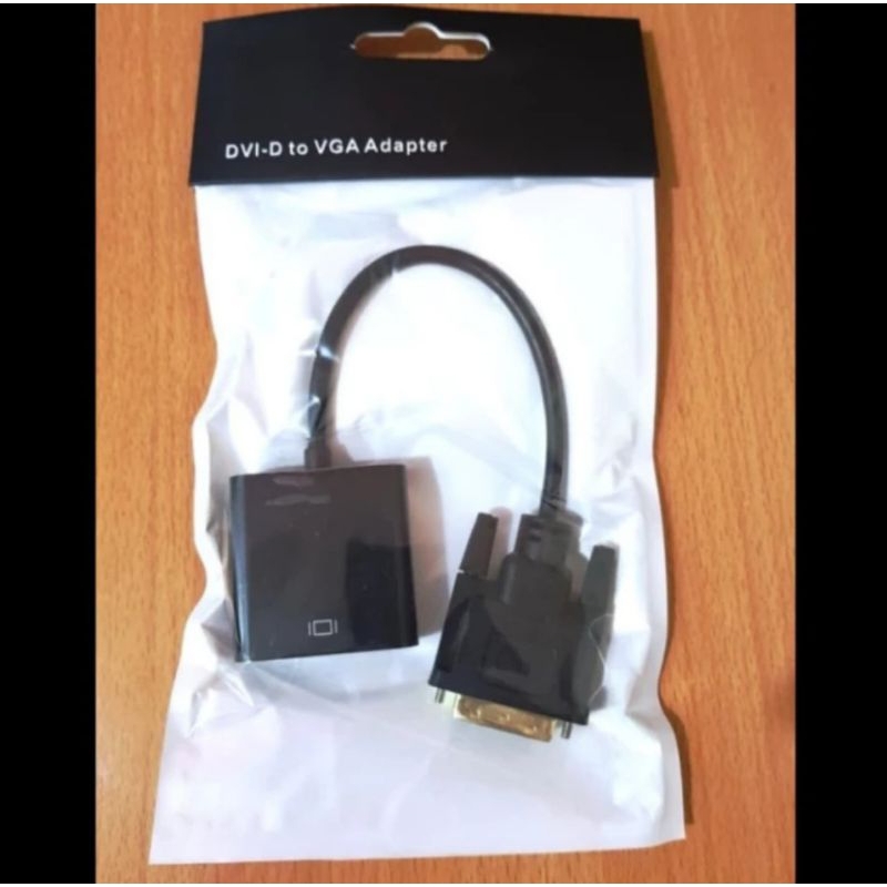 (COD) CONVERTER KONEKTOR AKTIF DVI D 24+1 MALE DUAL LINK TO VGA FEMALE / ADAPTER DVI KE VGA