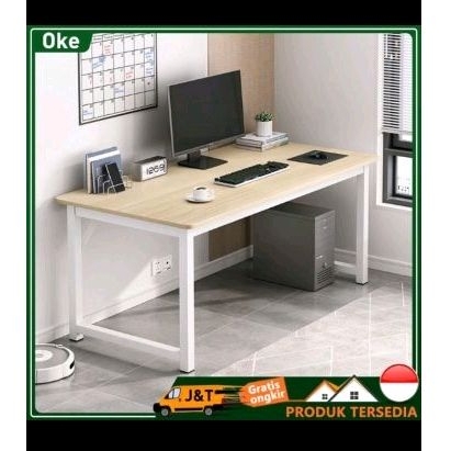 meja komputer 120x60x75 kayu jati Belanda