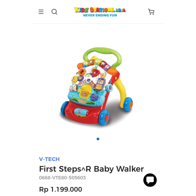 Vtech Baby First Steps Baby Walker PRELOVED