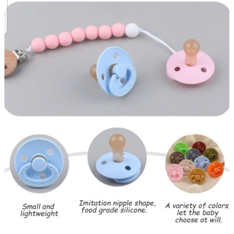 Empeng bayi silikon bulat classic rubber / Baby pacifier bulat