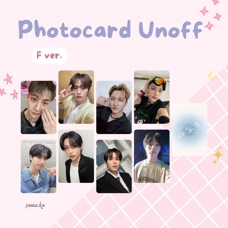 [STRAY KIDS] PHOTOCARD SELCA #1 STRAY KIDS UNOFFICIAL