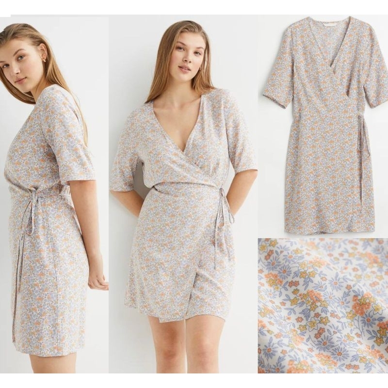 Hm wrap cotton dress