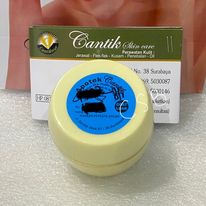 Masker Pengencangan klinik cantik baratajaya