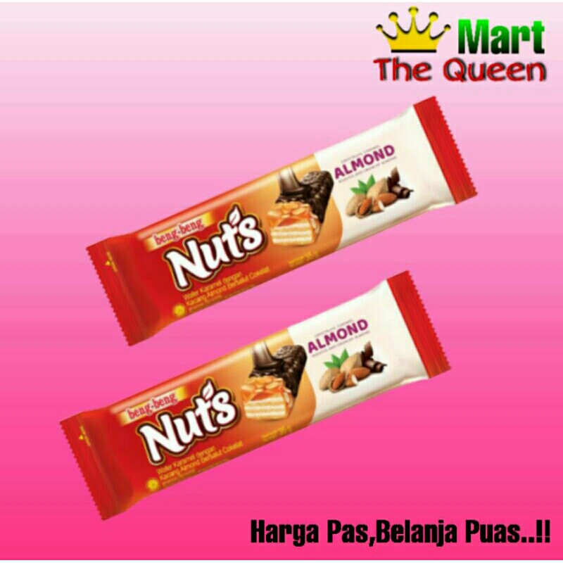 

BENG BENG NUTS wafer caramel almond 35/gr