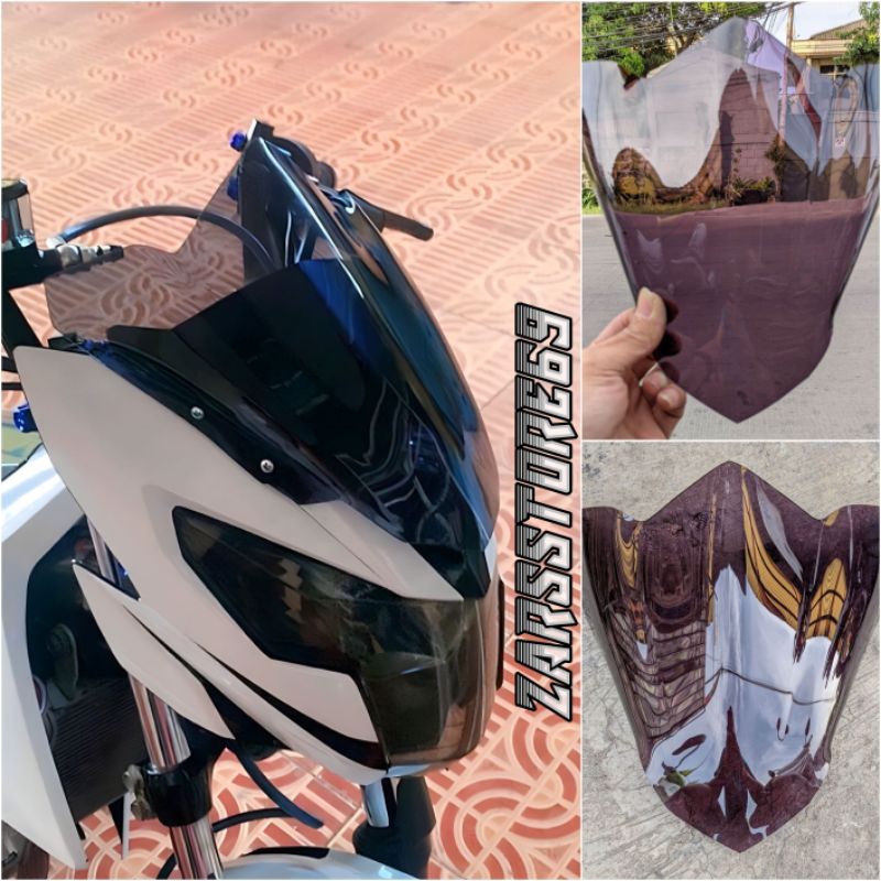 visor satria fu fi injeksi - windshield motor variasi