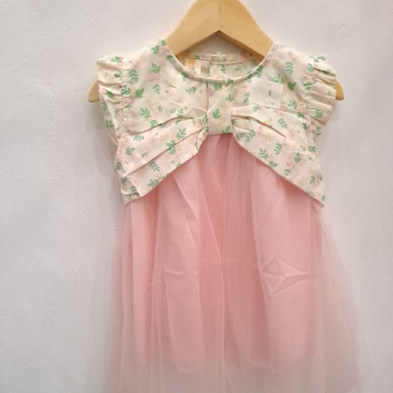 DRES ANAK CEWEK MOTIF BUNGA