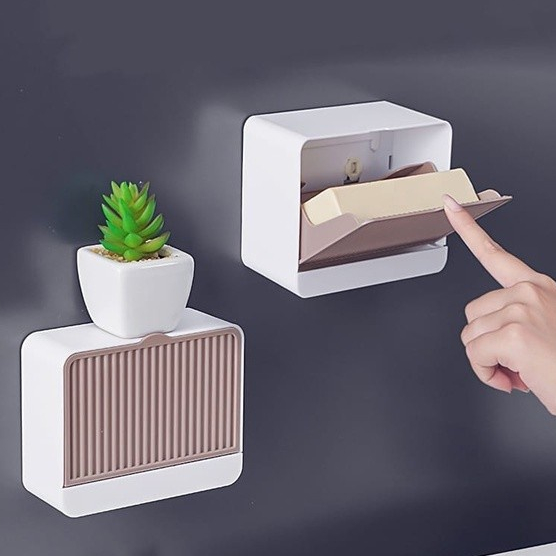 Kotak Penyimpanan Sabun Batang Model Tempel Dinding / Tempat Sabun Gantung Tempel