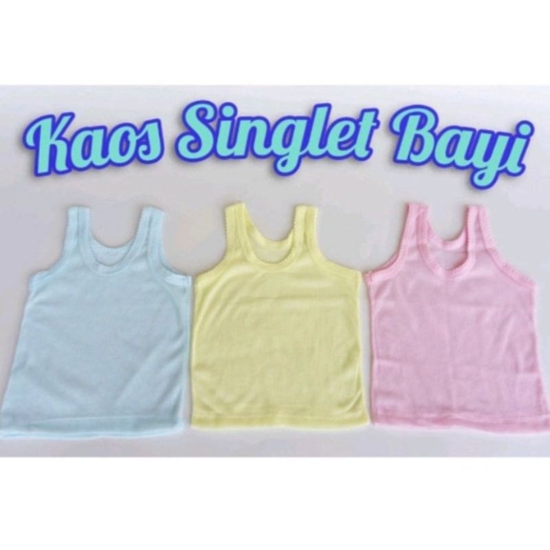 Singlet bayi / kaos dalam bayi / tangtop bayi / kaos kotang bayi / dalaman anak