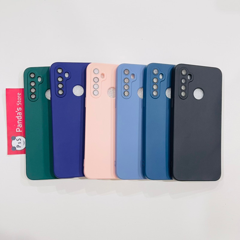 Case Realme 5, 5i, 5s, C3 Lenspro Makaron Full Color Softcase Pro Lensa