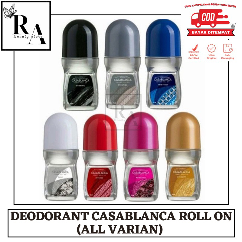 Deodorant Casablanca | Deodoran Men women wanita pria cewek cowok 50 ML wangi