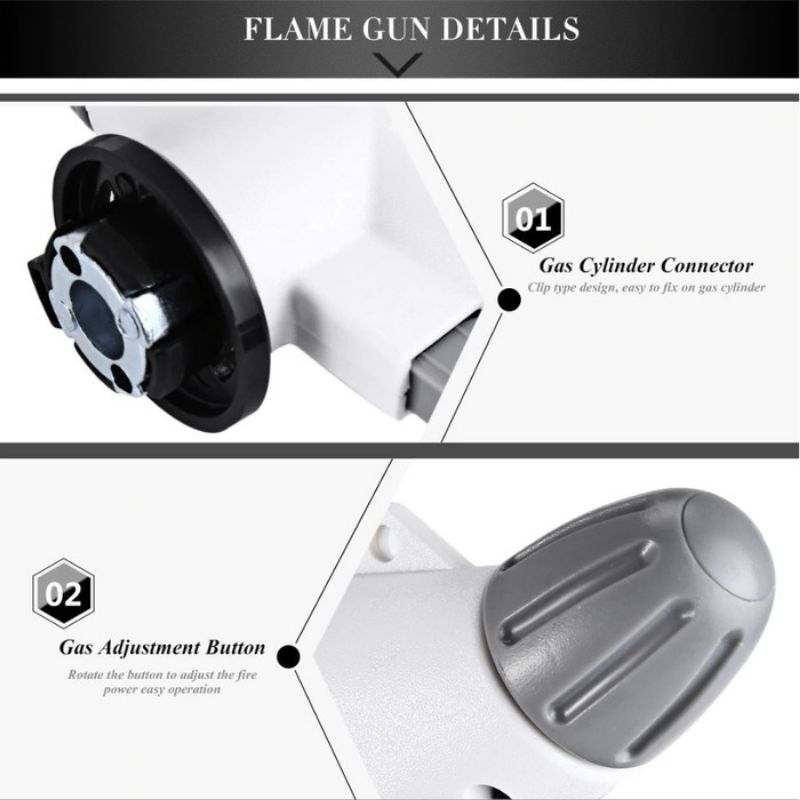 GAS TORCH - Gas Pematik  915  Korek Api Las Auto Ignition Kenmaster dan gas kaleng set
