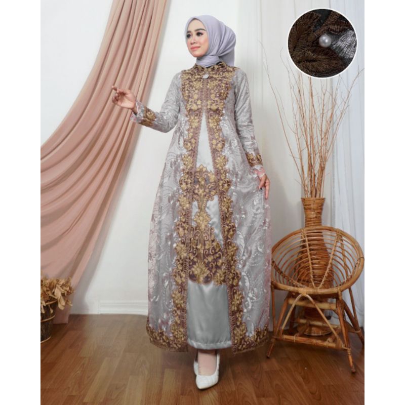 KHUSUS JUMBO LD 120 CM/PB 140CM//GAMIS MAKKAREEM//BAHAN TILLE BORIDR PREMIUM//SERAGAMAN KELUARGA//BAJU LEBARAN//BAJU PESTA LAMARAN//BAJU WISUDA//ORIGINAL BY PELANGI JAYA